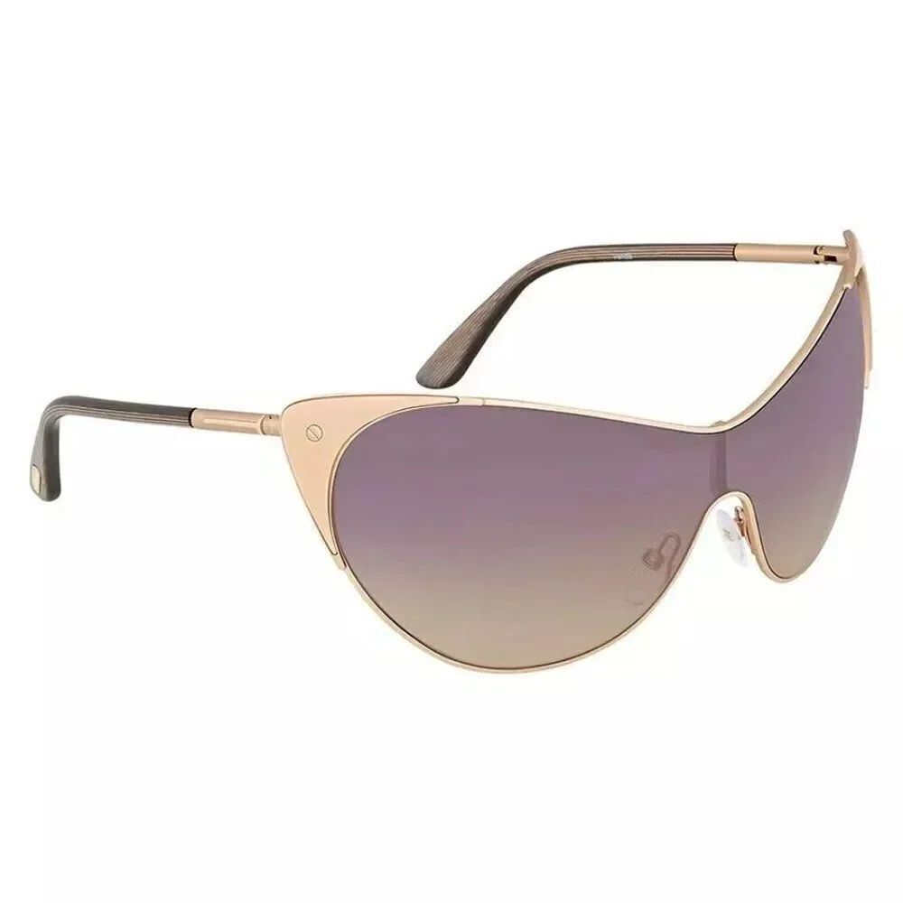 New Authentic Tom Ford Vanda TF0364/S 74B Cat Eye Sunglasses